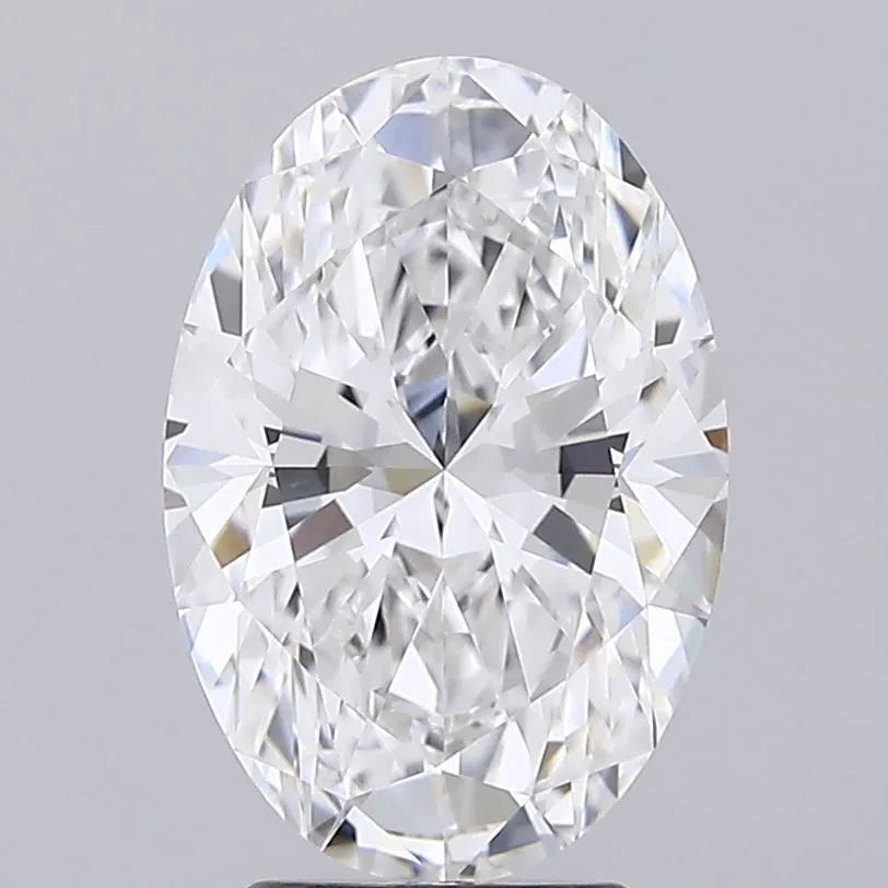 4.04ct Oval Lab Grown Diamond (Colour D, Clarity VVS2, IGI Certified)