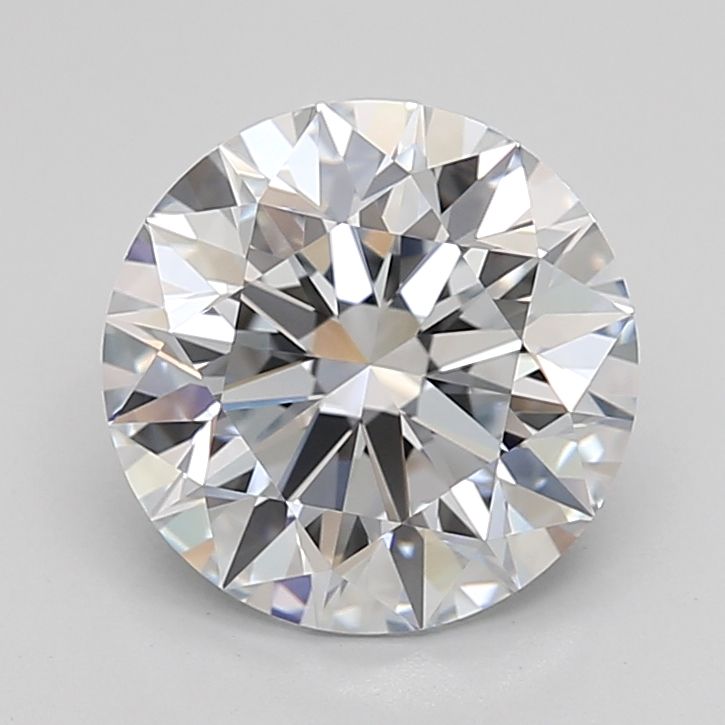 3.19 Carat F-IF Round Lab Diamond