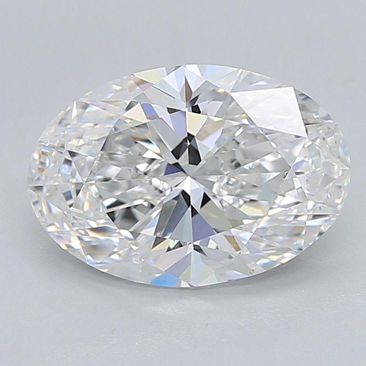 2.01 Carat D-VVS2 Oval Lab Diamond