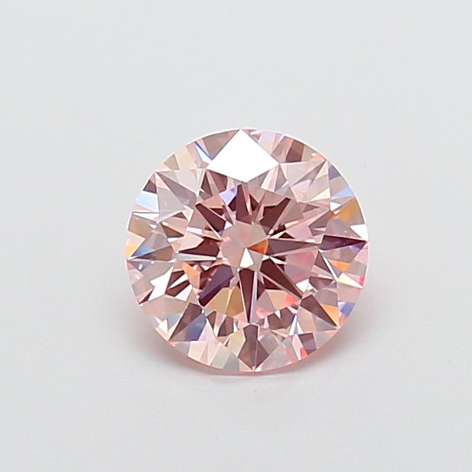 1.53 Carat Round Cut Fancy Pink