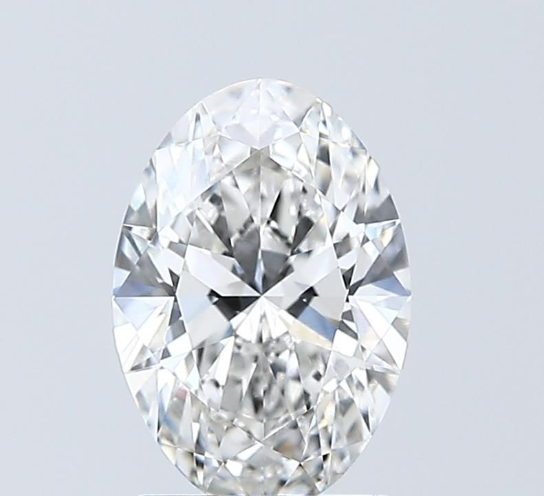 1.51 Carat F-VVS2 Oval Lab Diamond