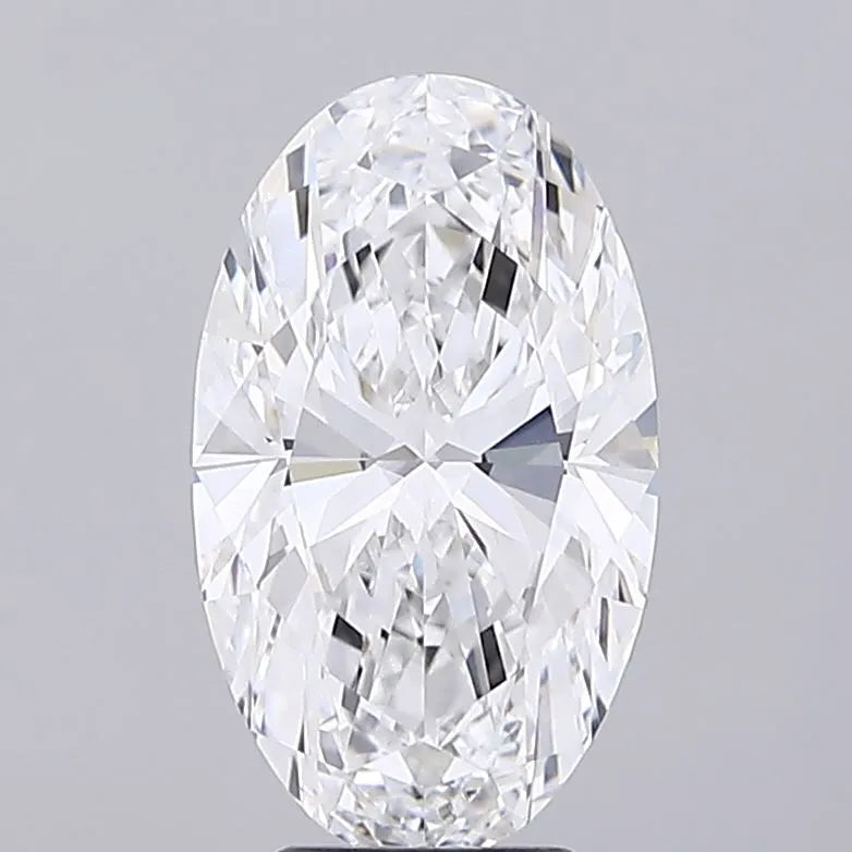 5.00ct Oval Lab Grown Diamond (Colour D, Clarity VVS1, IGI Certified)