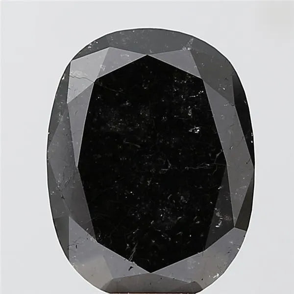 5.03ct Oval Natural Diamond (Colour Black, Clarity VS2, Cut EX, Uncertified)