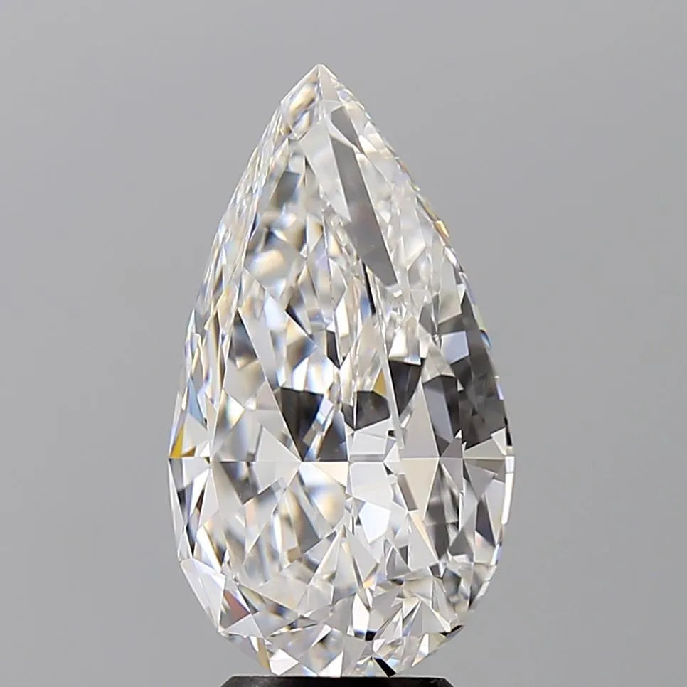 5.15ct Pear Natural Diamond (Colour E, Clarity IF, GIA Certified)