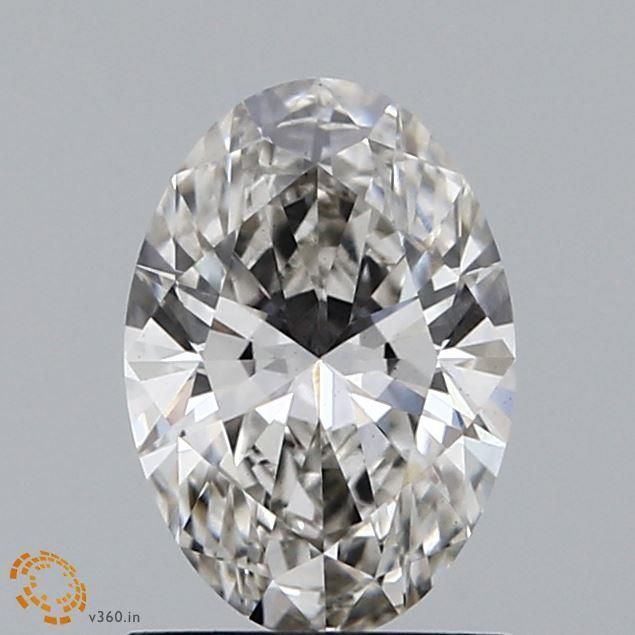 1.11 Carat H-VS1 Oval Lab Diamond