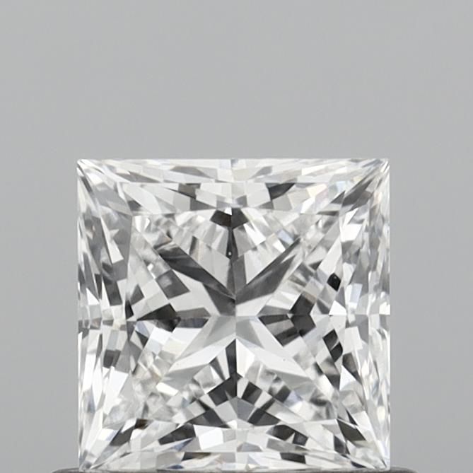 0.72 Carat D-VS1 Princess Lab Diamond