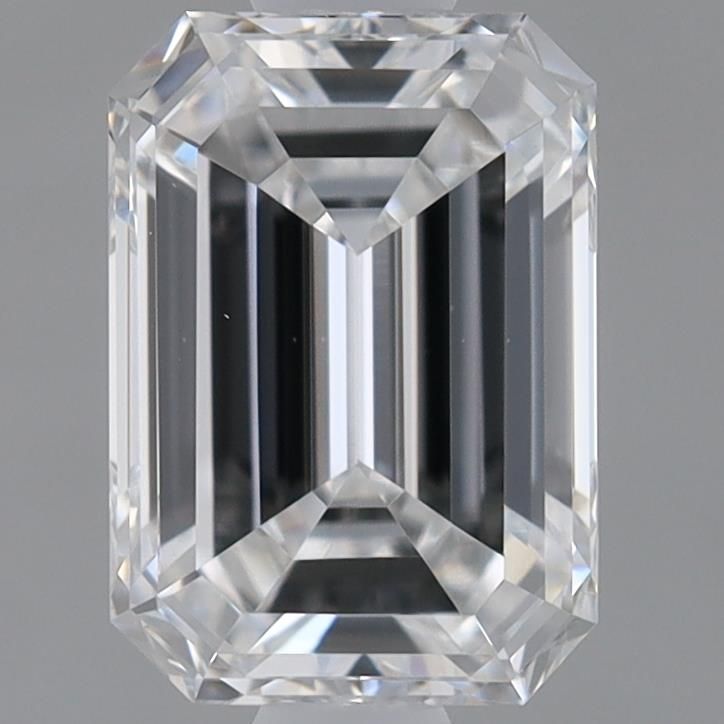 0.91 Carat E-VVS2 Emerald Lab Diamond