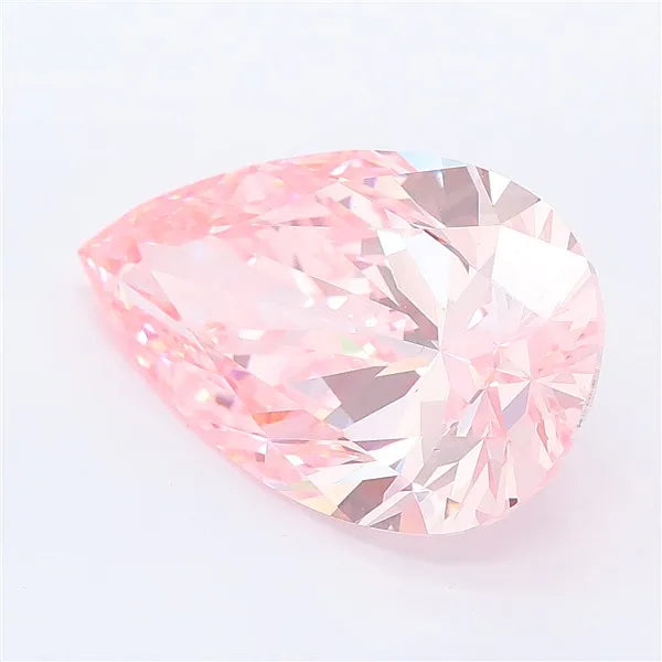 6.04ct Pear Lab Grown Diamond (Colour Fancy Vivid Pink, Clarity VS1, IGI Certified)