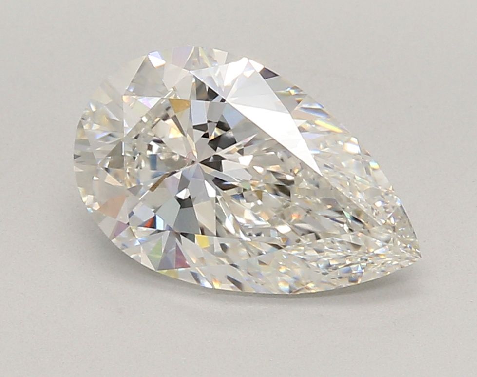 2.56 Carat G-VVS2 Pear Lab Diamond