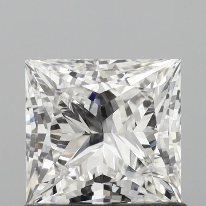 0.90 Carat E-VS1 Princess Lab Diamond