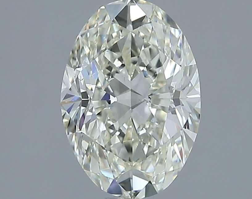 1.51 Carat J-SI1 Oval Cut Diamond