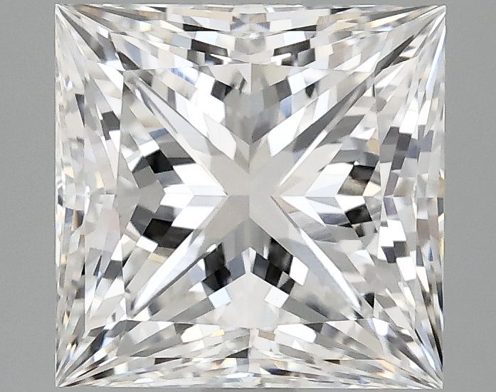 2.91 Carat D-VVS2 Princess Lab Diamond