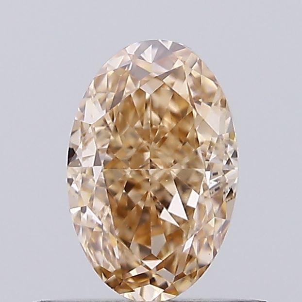 0.55 Carat Oval Cut Fancy Brown