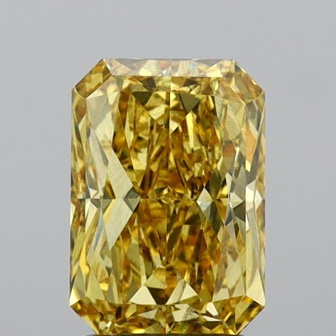 2.03 Carat Radiant Cut Fancy Yellow