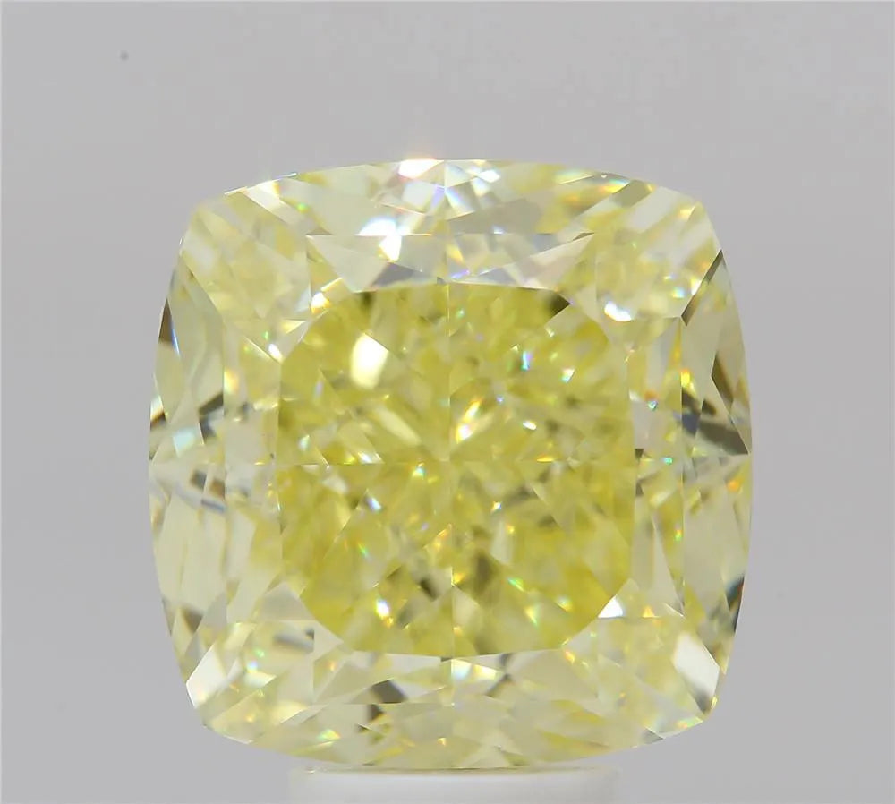 8.46ct Cushion brilliant Natural Diamond (Colour Fancy Yellow, Clarity VVS2, GIA Certified)