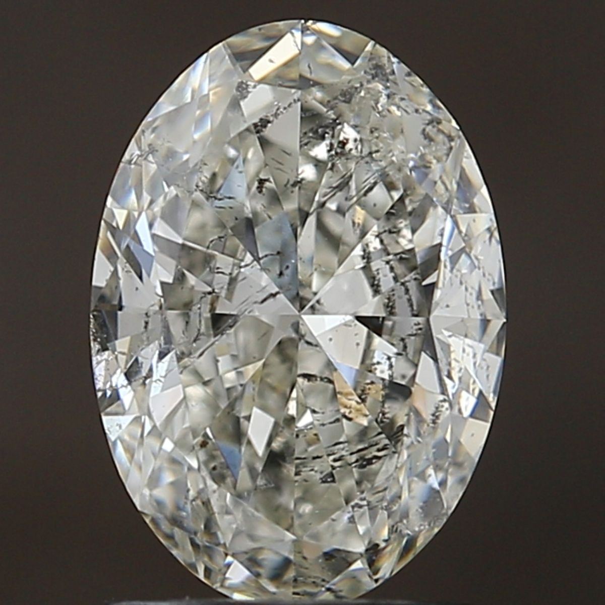 1.5 Carat I-SI2 Oval Cut Diamond