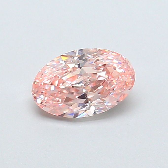 1.00 Carat Oval Cut Fancy Pink