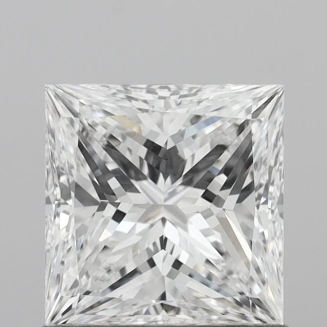 0.92 Carat D-VVS2 Princess Lab Diamond
