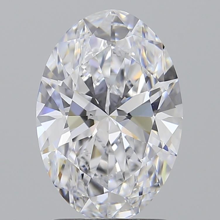 1.74 Carat D-IF Oval Lab Diamond