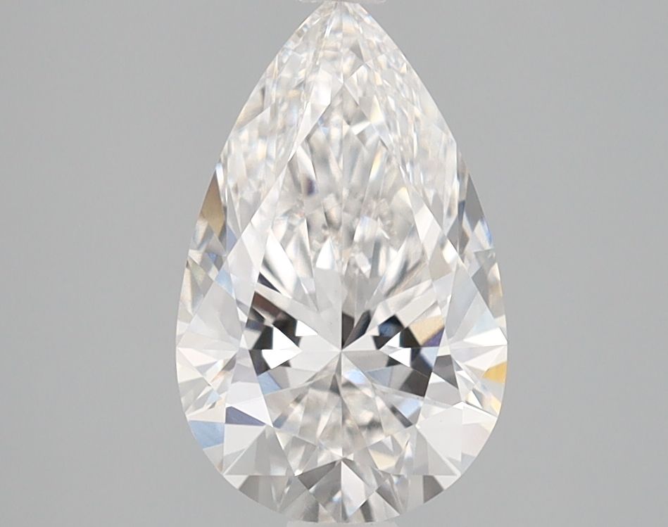 1.59 Carat F-VVS2 Pear Lab Diamond