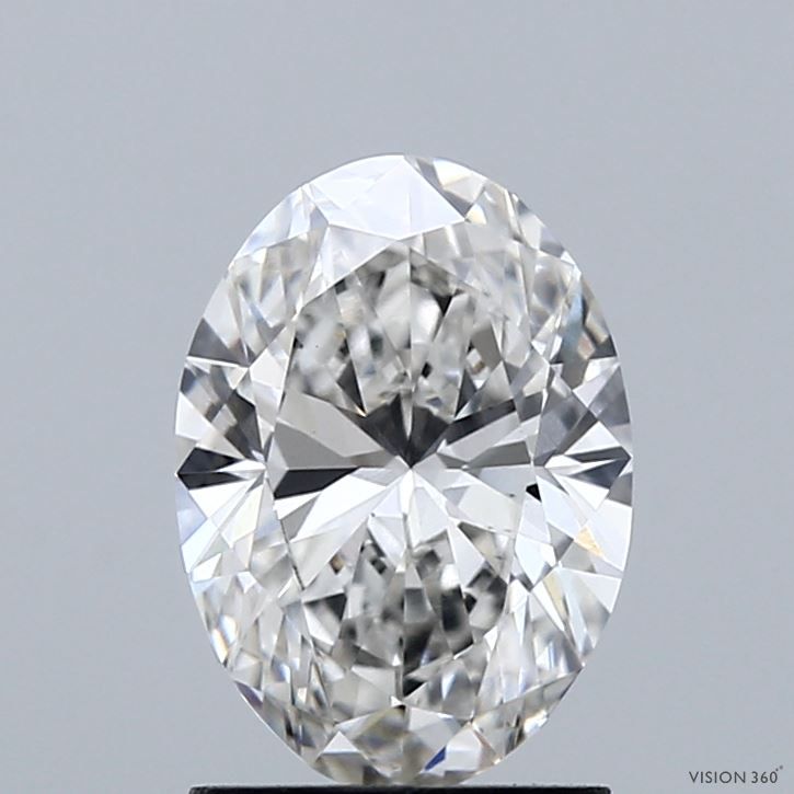 1.50 Carat G-VS1 Oval Lab Diamond