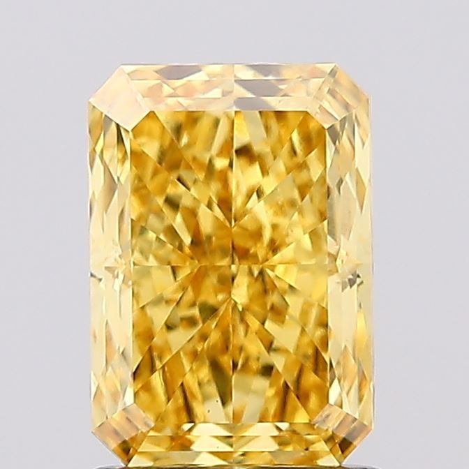 1.52 Carat Radiant Cut Fancy Yellow
