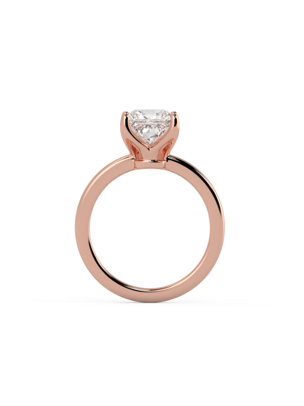 Betty Cushion Moissanite Engagement Ring