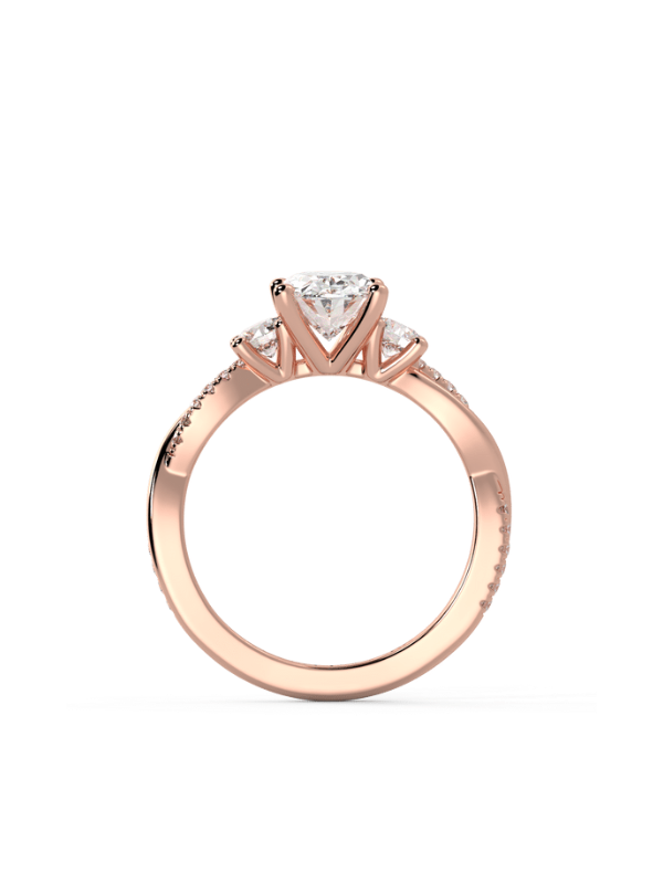 Jasmine Oval Diamond Engagement Ring