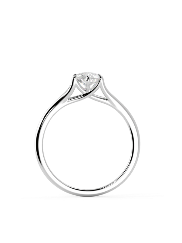 Poppy Pear Moissanite Engagement Ring