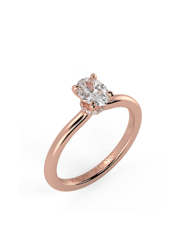 Raylee Oval Diamond Engagement Ring