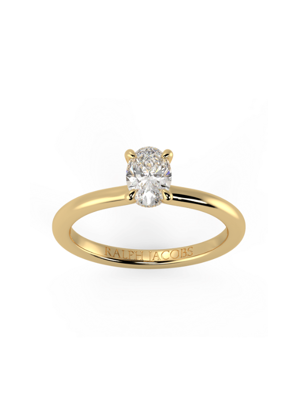Raylee Oval Diamond Engagement Ring