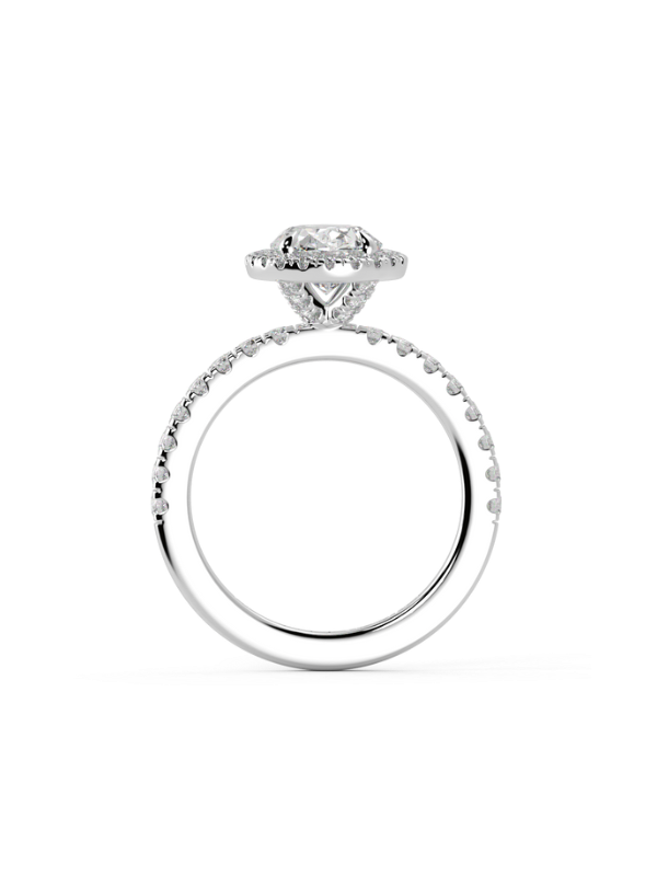 Wanda Oval Diamond Engagement Ring