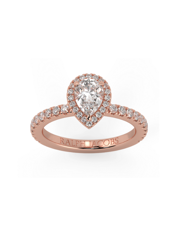 Wanda Pear Diamond Engagement Ring