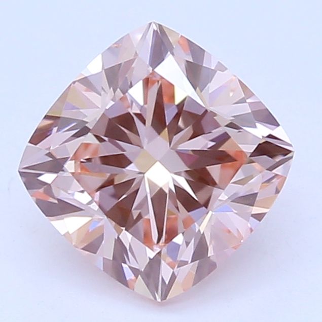 0.65 Carat Cushion Cut Fancy Pink