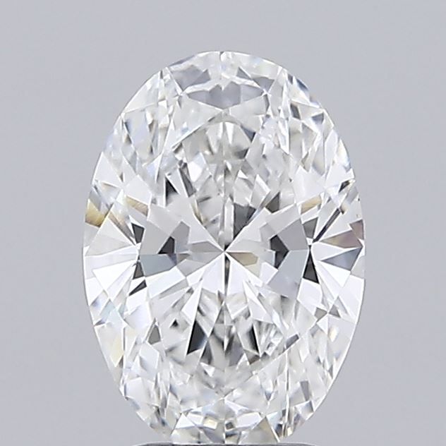 1.51 Carat F-VVS2 Oval Lab Diamond