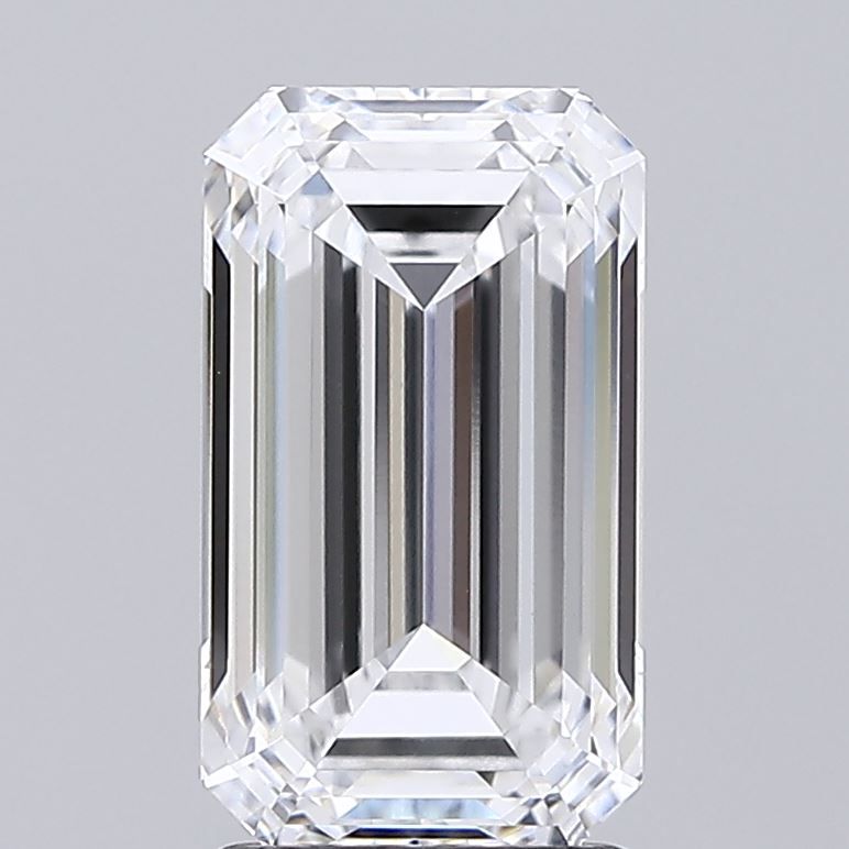 2.66 Carat D-VVS1 Emerald Lab Diamond