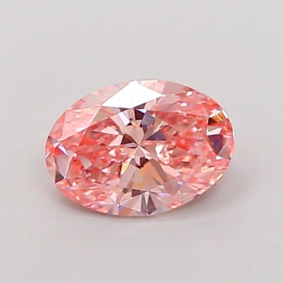 0.72 Carat Oval Cut Fancy Pink
