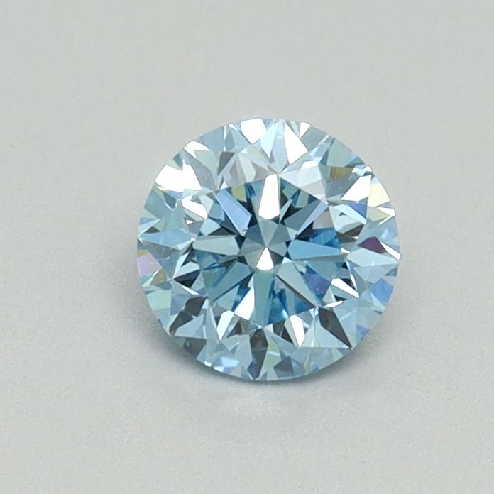 0.50 Carat Round Cut Fancy Blue