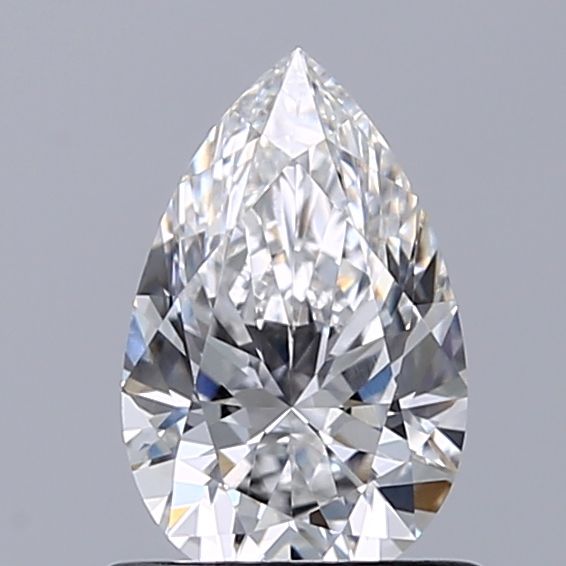 0.71 Carat D-VVS1 Pear Lab Diamond