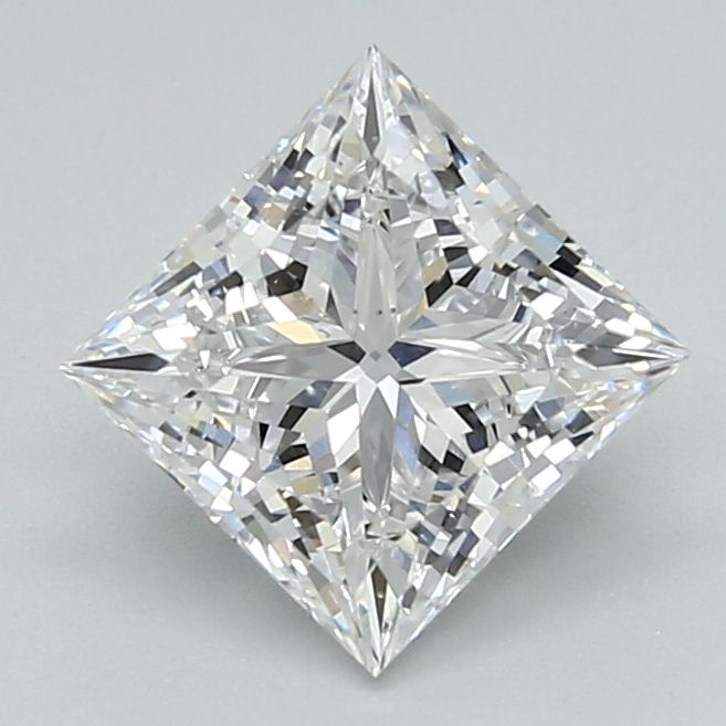 1.94 Carat D-VVS2 Princess Lab Diamond