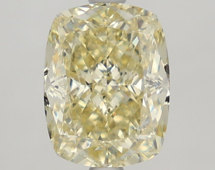 2.51 Carat Cushion Cut Fancy Yellow