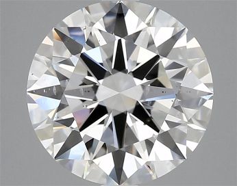 3 Carat D-SI2 Round Cut Diamond