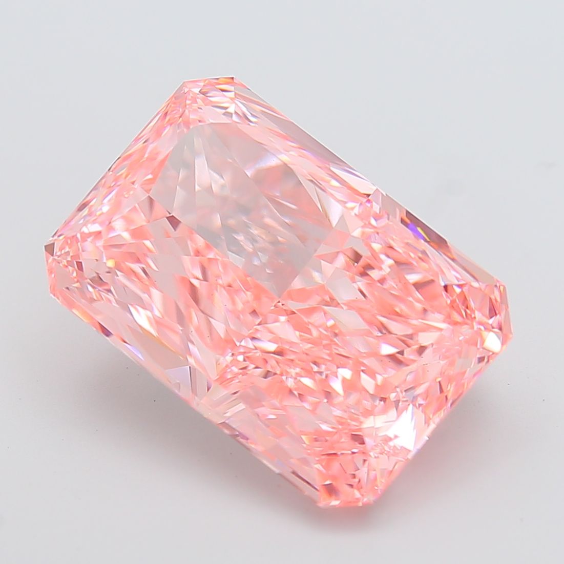 15.03 Carat Radiant Cut Fancy Pink