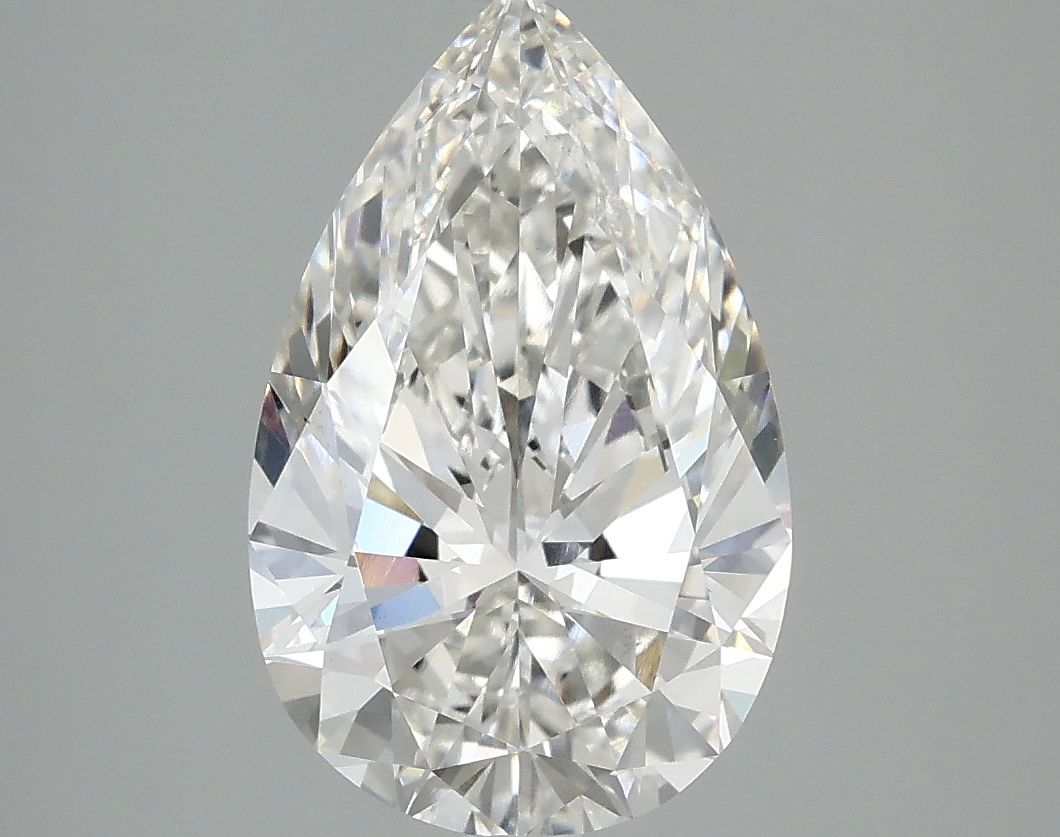 2.98 Carat G-VS1 Pear Lab Diamond