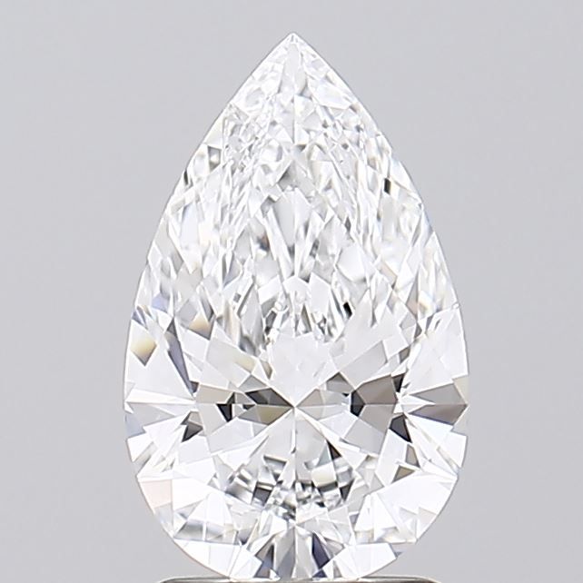 1.52 Carat D-VVS1 Pear Lab Diamond