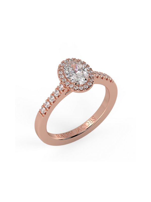 Adeline Round Moissanite Engagement Ring