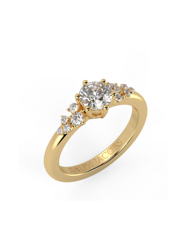 Aimee Round Diamond Engagement Ring