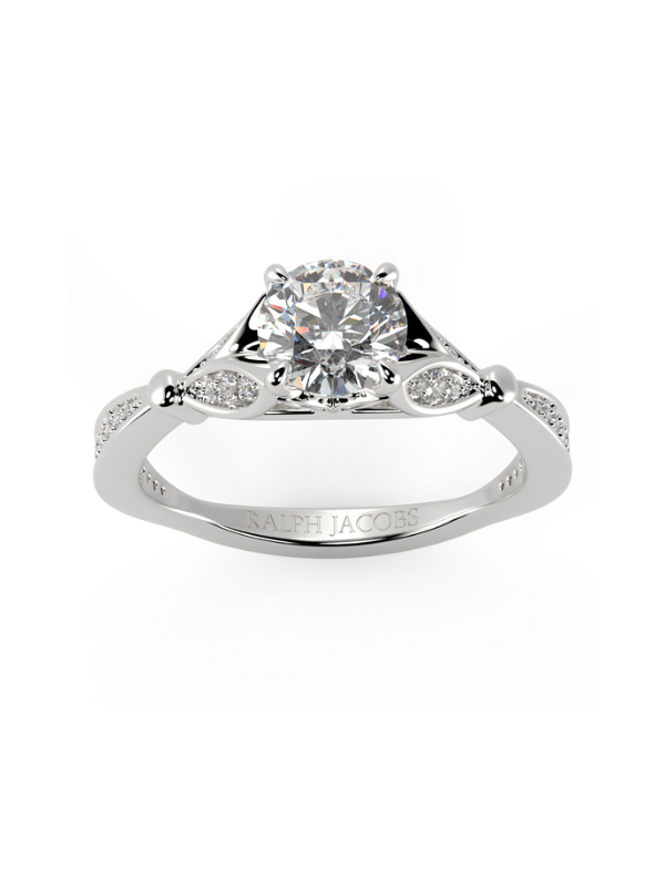 Alison Round Diamond Engagement Ring