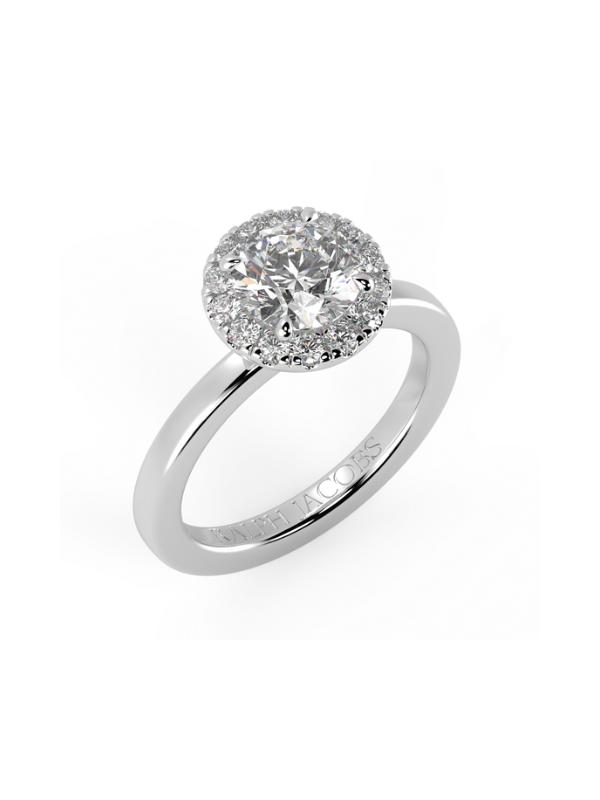 Ava Round Diamond Engagement Ring