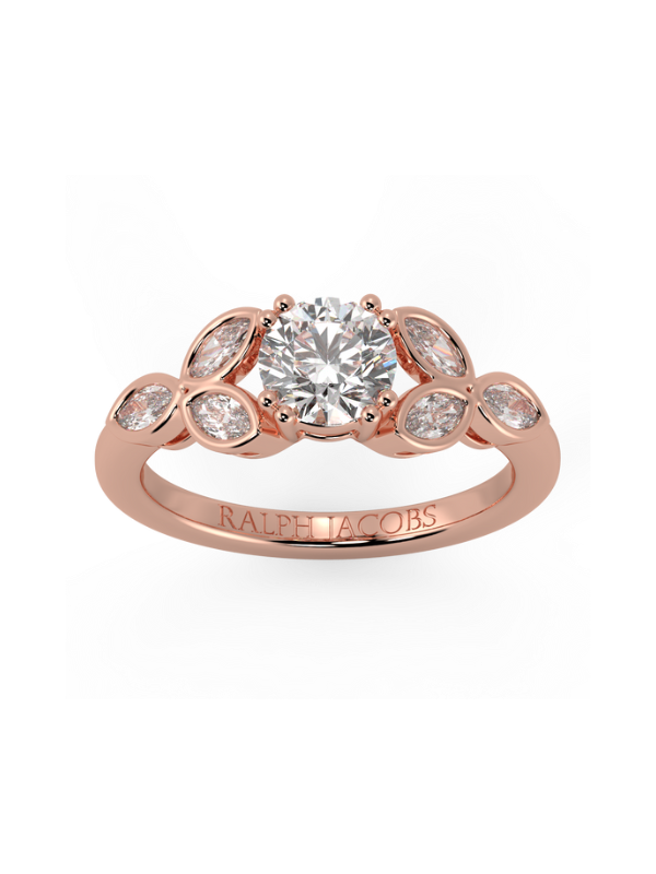 Ivy Moissanite Engagement Ring